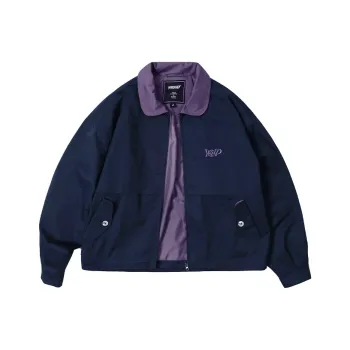 YKHD Jackets Coats Unisex Navy Blue