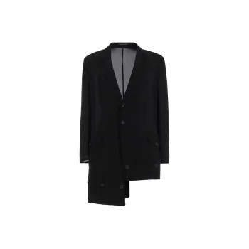 Yohji Yamamoto Pour Homme SS25 Jackets Coats Men's Black