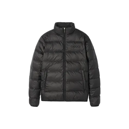 GUCCI Logo embroidered Puffer Jacket