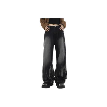OKPI Jeans Unisex Black Gray Color
