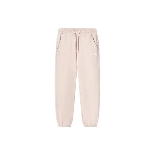 FILA Knitted Sweatpants Unisex Linglin Pink