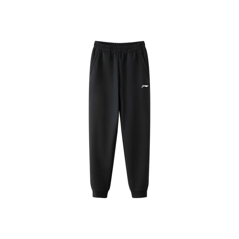 LiNing Table Tennis Series Knitted Sweatpants Men's Black-0