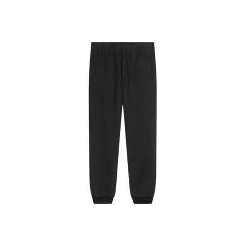 GIORGIO ARMANI Knitted Sweatpants Men Dark Gray