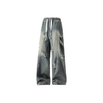 Jcui X HOKLV Jeans Unisex