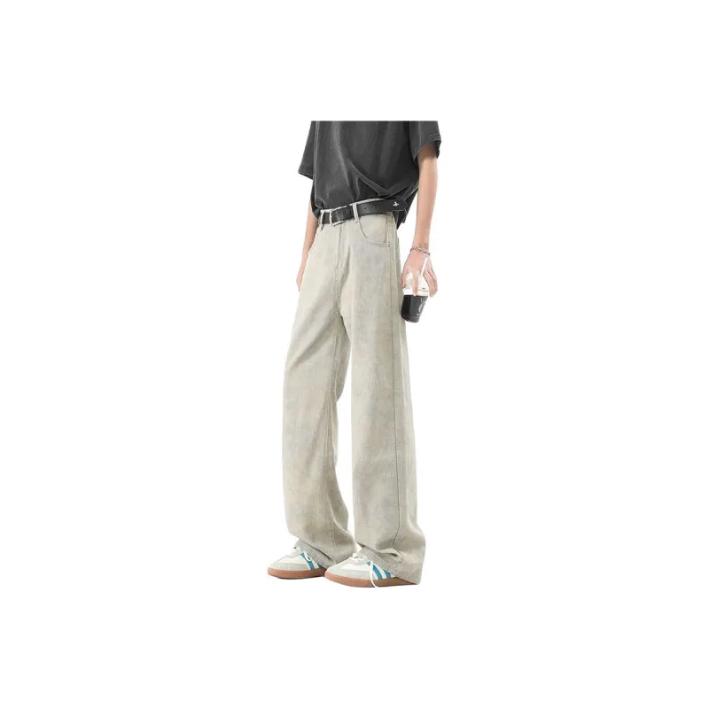 TINA GIA Jeans Men's Khaki Gray-0