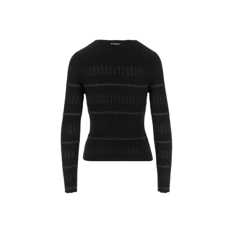 PINKO Crewneck Striped T Shirt-1