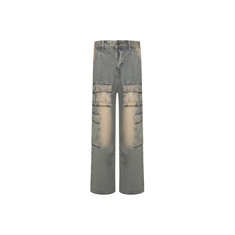 COOLALPACA Jeans Unisex Vintage Blue-0