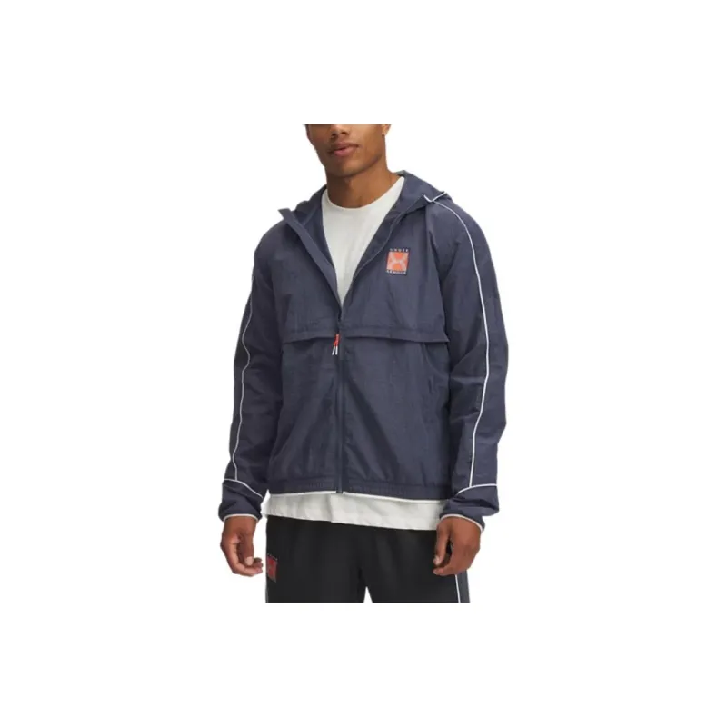 Under Armour Storm SS25 Jacket Men's Downpour Gray/Dark Gray/White Quartz-0