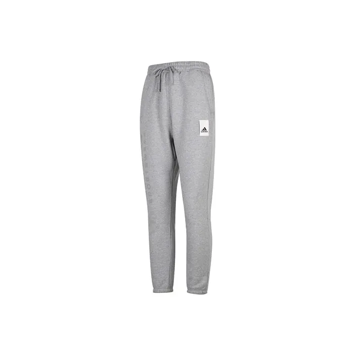 Adidas Knitted Sweatpants Men Gray-0