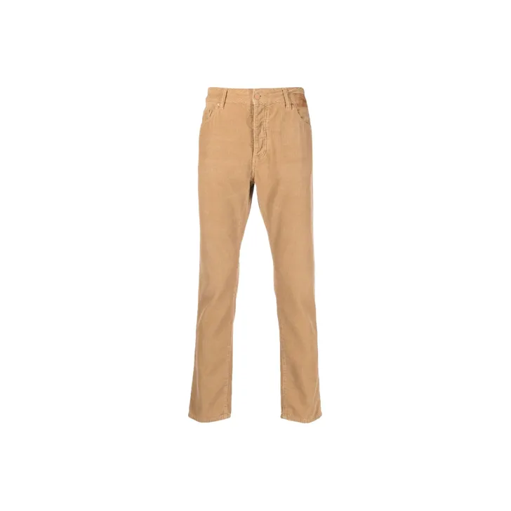 PALM ANGELS Slim Leg Corduroy Logo Trousers-0
