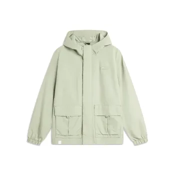 LiNing Sports Life Collection Trench Coat Men's Desert Green