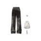 Black Leopard Print (Comes with 1 White Gray Sweatshirt)