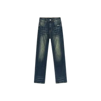 XINYINSU Jeans Unisex Dark Blue