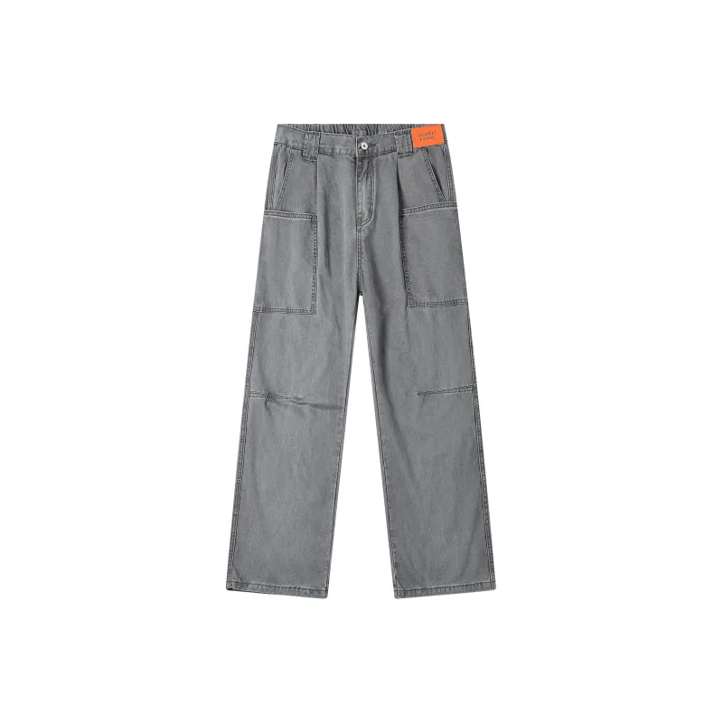 GEOFFREY B. SMALL Jeans Unisex Washed Gray-0