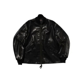 Beams FUTURE ARCHIVE Series FW24 Leather Jacket Men's Black