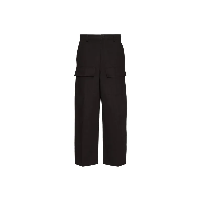 Valentino Wide Leg Cargo Trousers-0