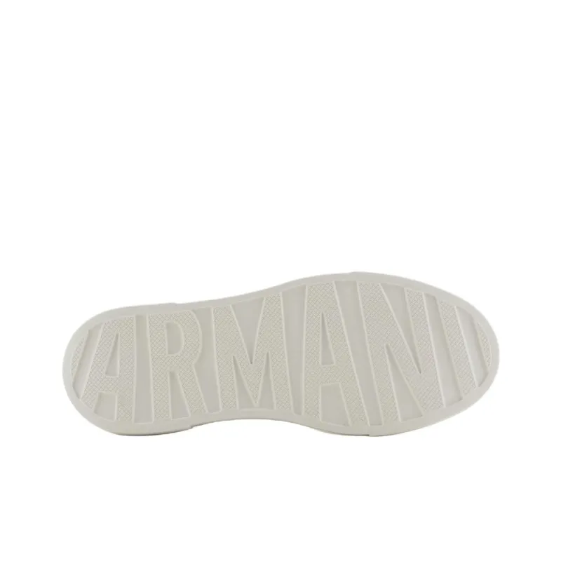 ARMANI EXCHANGEAE Low Top Skateboard Shoes Women's White-5
