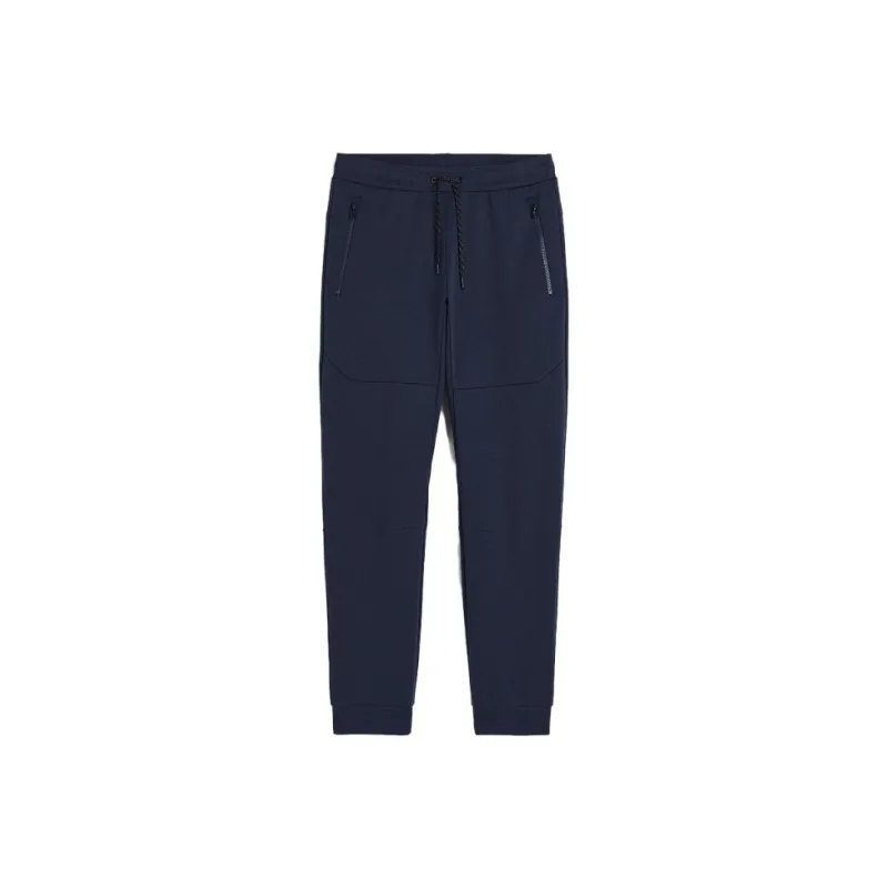 H&M Knitted Sweatpants Men Marine Blue-0