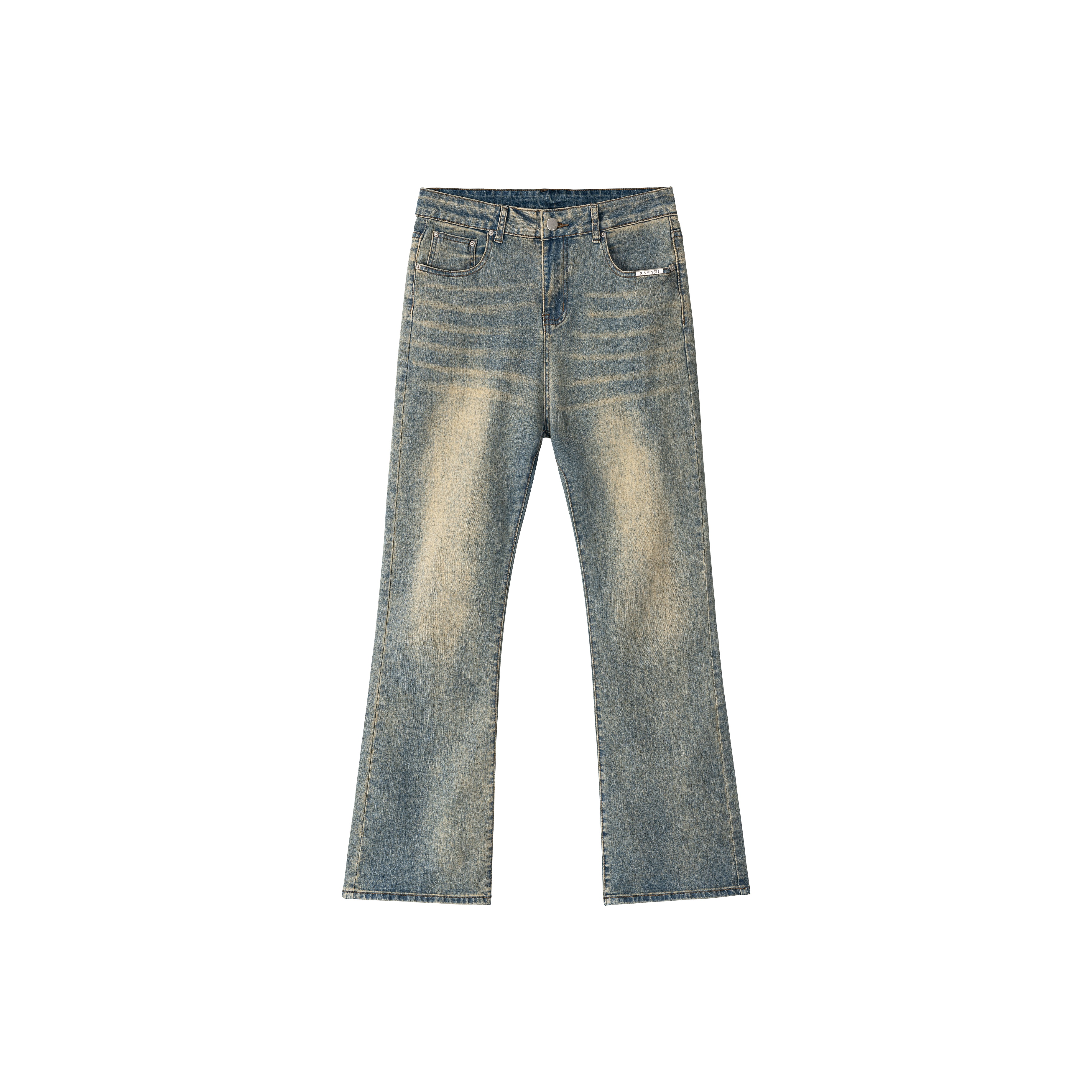 XINYINSU Jeans Unisex Black S - POIZON