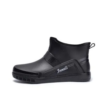 LONGYING Rain Boots Men