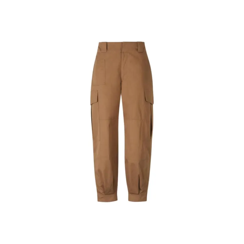 Alexander McQueen Cotton Cargo Trousers-0