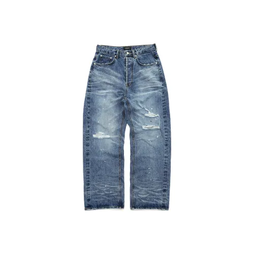 파 아카이브 FW24 블루 남녀공용 청바지
