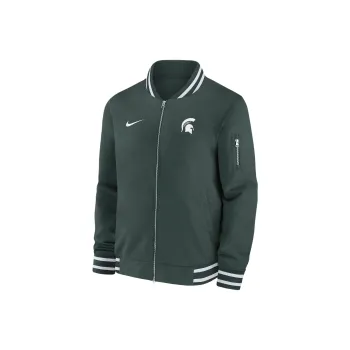 Nike Michigan State Spartans Sideline Men's Nike College Full-Zip Bomber Jacket