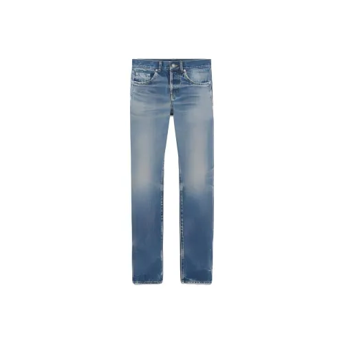 SAINT LAURENT Low Rise Slim Fit Jeans