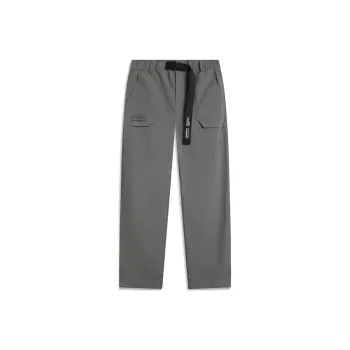 LiNing CF Knitted Sports Pants Men's Thunderstorm Gray