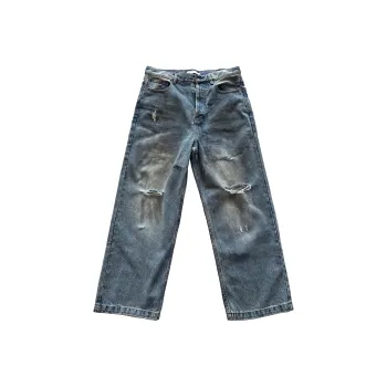 JIPIAO Jeans Men Denim Blue