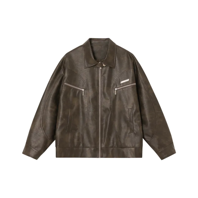 FORNINES Leather Jackets Unisex-0