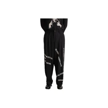 Yohji Yamamoto Casual Pants Men Black