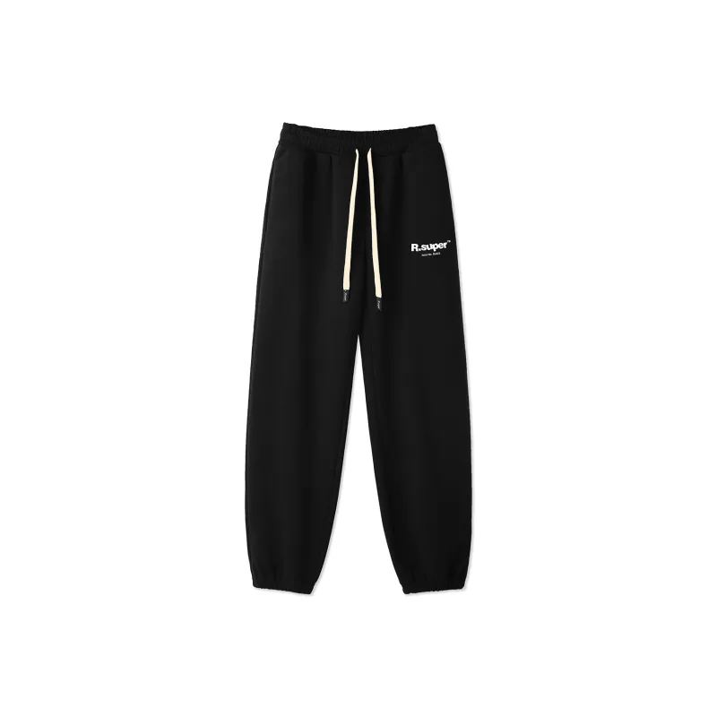 R.super Knitted Sweatpants Unisex-0