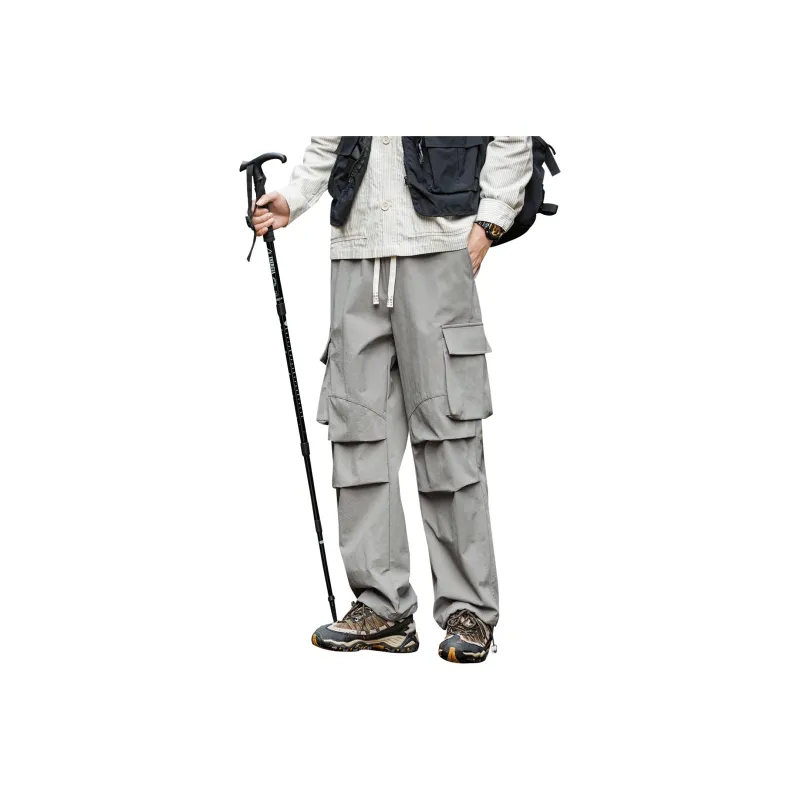 ELNHEN Cargo Pants Unisex Purple-9
