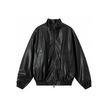 BODY GLOVE Leather Jacket Unisex Black
