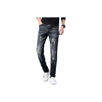 VIPGOOSE Jeans Unisex Black