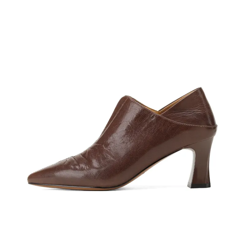 GOLDLION Chunky Heel High Heels Women's-7