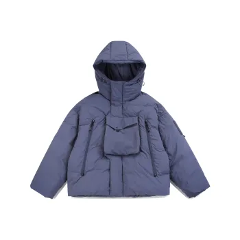GUUKA TECH Down Jacket Unisex Navy Blue