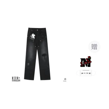 Eva X MR.ENJOYDA MONEY MEDM X EVA Collaboration Jeans Unisex