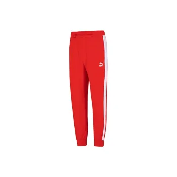 PUMA Knitted Sports Pants Men Red