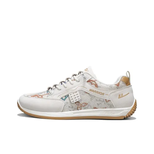 Warrior Coverage Abrasion Resistant Lightweight Breathable Slip Resistant Low Top Casual Shoes Men's Beige Brown Blue