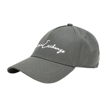 ARMANI EXCHANGEAE Cotton Baseball Caps Unisex Gray