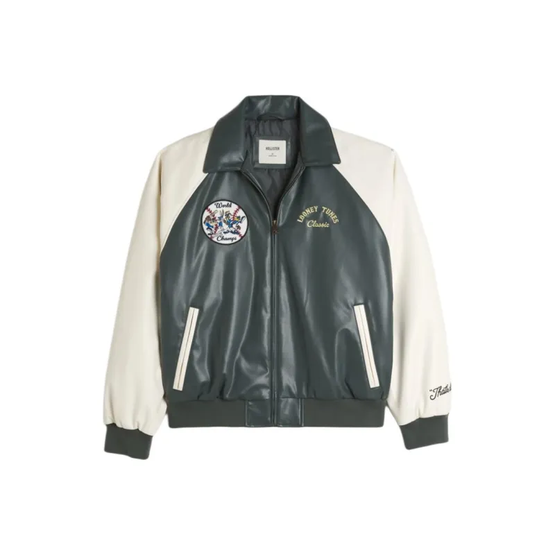 Hollister Jackets Coats Men's Dark Olive/Cream-0