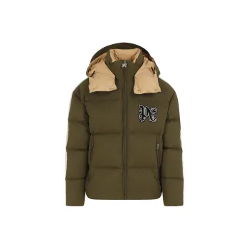 PALM ANGELS Monogram Patch Track Down Jacket