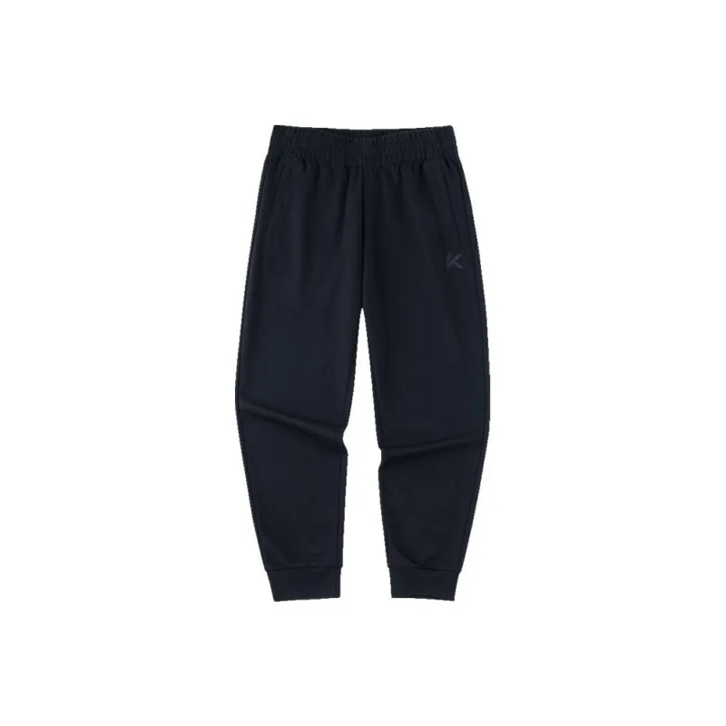 Anta Sports Life Collection Knitted Sports Pants Men's Black-0