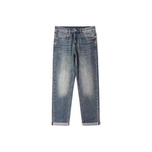 FAIRWHALE Jeans Unisex Denim Blue