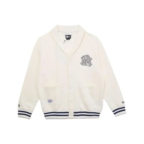 New Era Jackets Unisex Ivory White