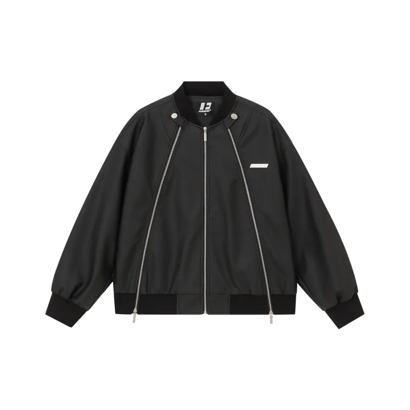 FORNINES Leather Jackets Coats Unisex-0