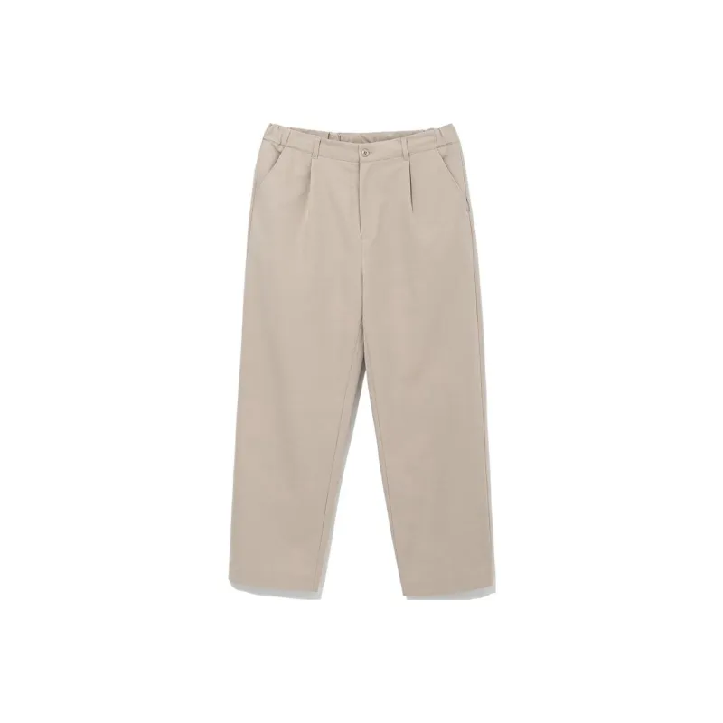 New Era Moderate Casual Pants Men's Beige-0