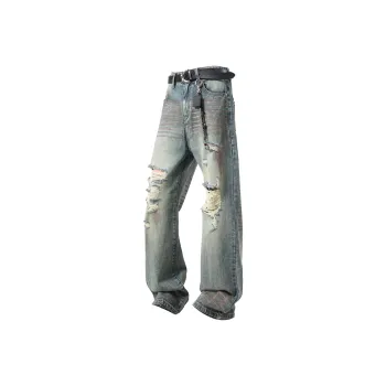 SXSY Jeans Unisex Vintage Blue